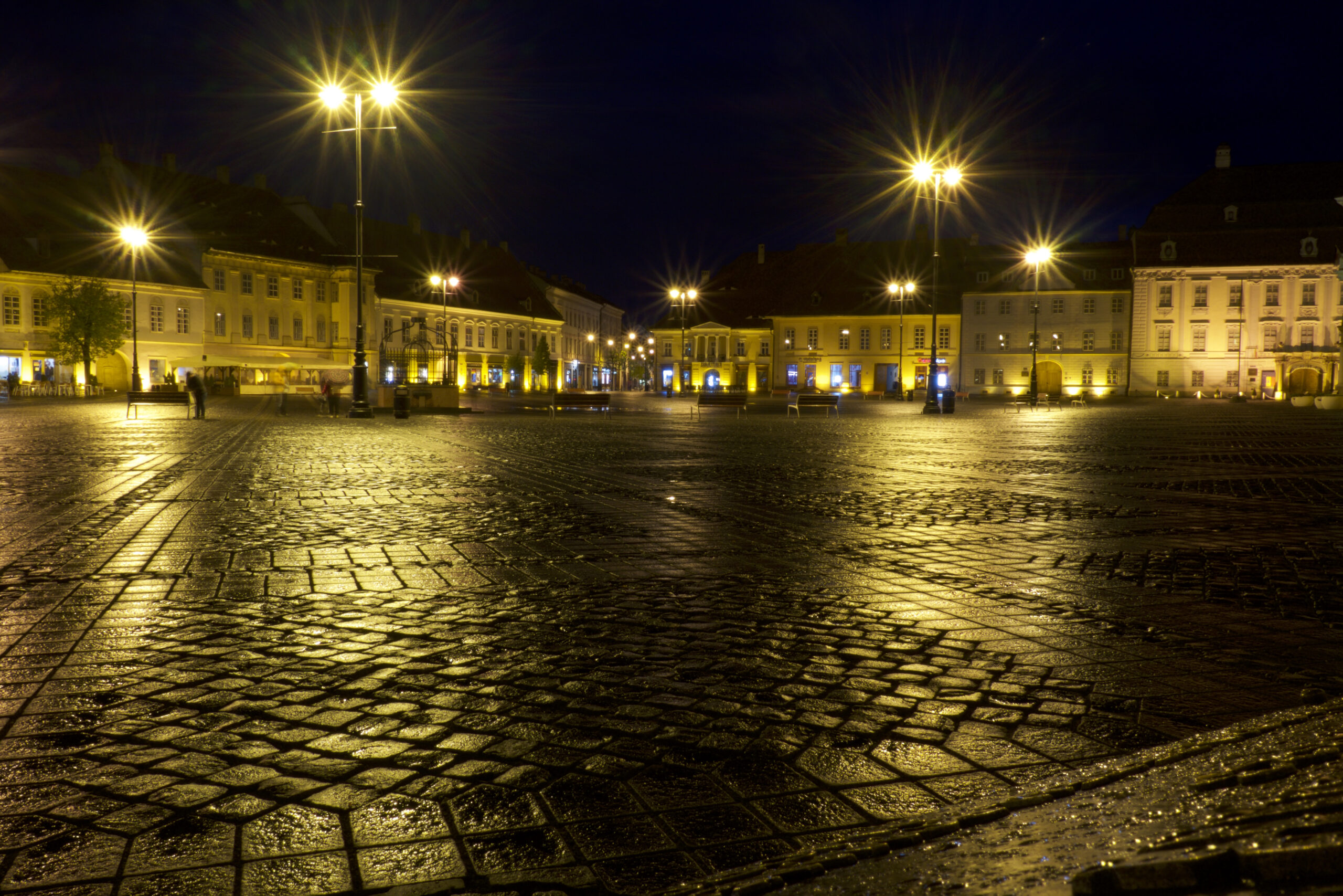 Sibiu by night (Hermannstadt)